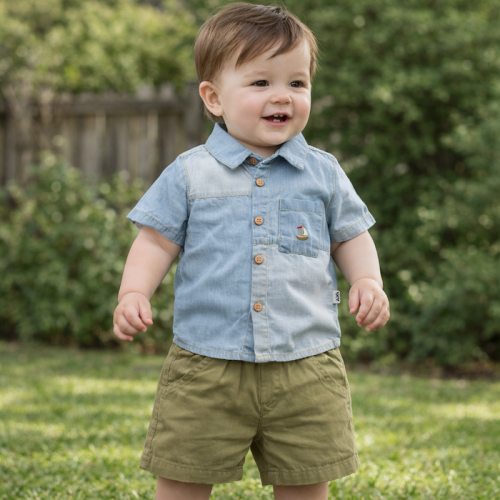 Τζιν, Παντελονάκι, με κορδονάκι στη μέση, Jeans trousers 773327