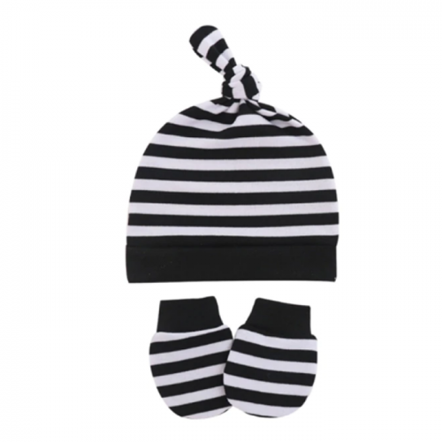 8590_Βlack&white_cap_gloves