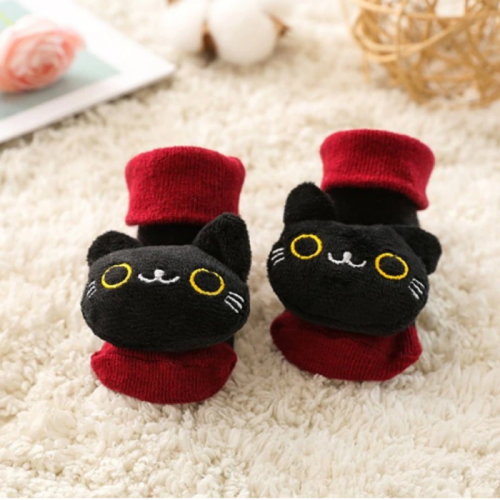 8591_Βlack_cat_socks