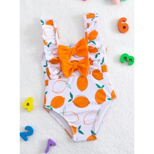 Βρεφικό Ολόσωμο Μαγιό Orange swimwear