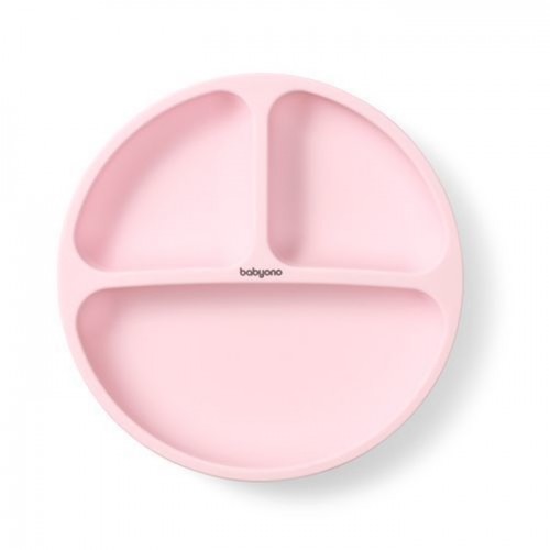 Βρεφικό πιατάκι σιλικόνης 5901435415832_plate_pink